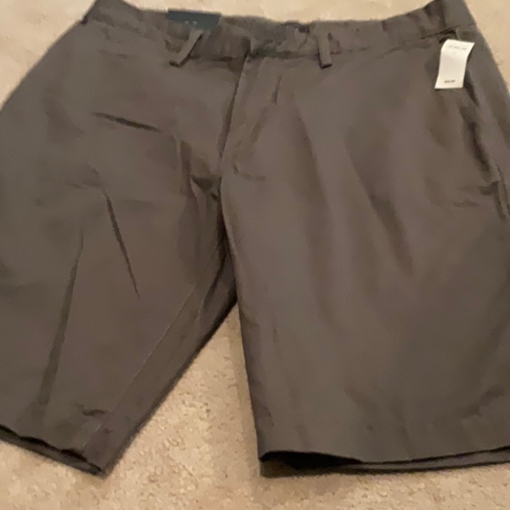 Gap Khakis, new with tags, men’s short, size 34.  Khaki green color, flat front